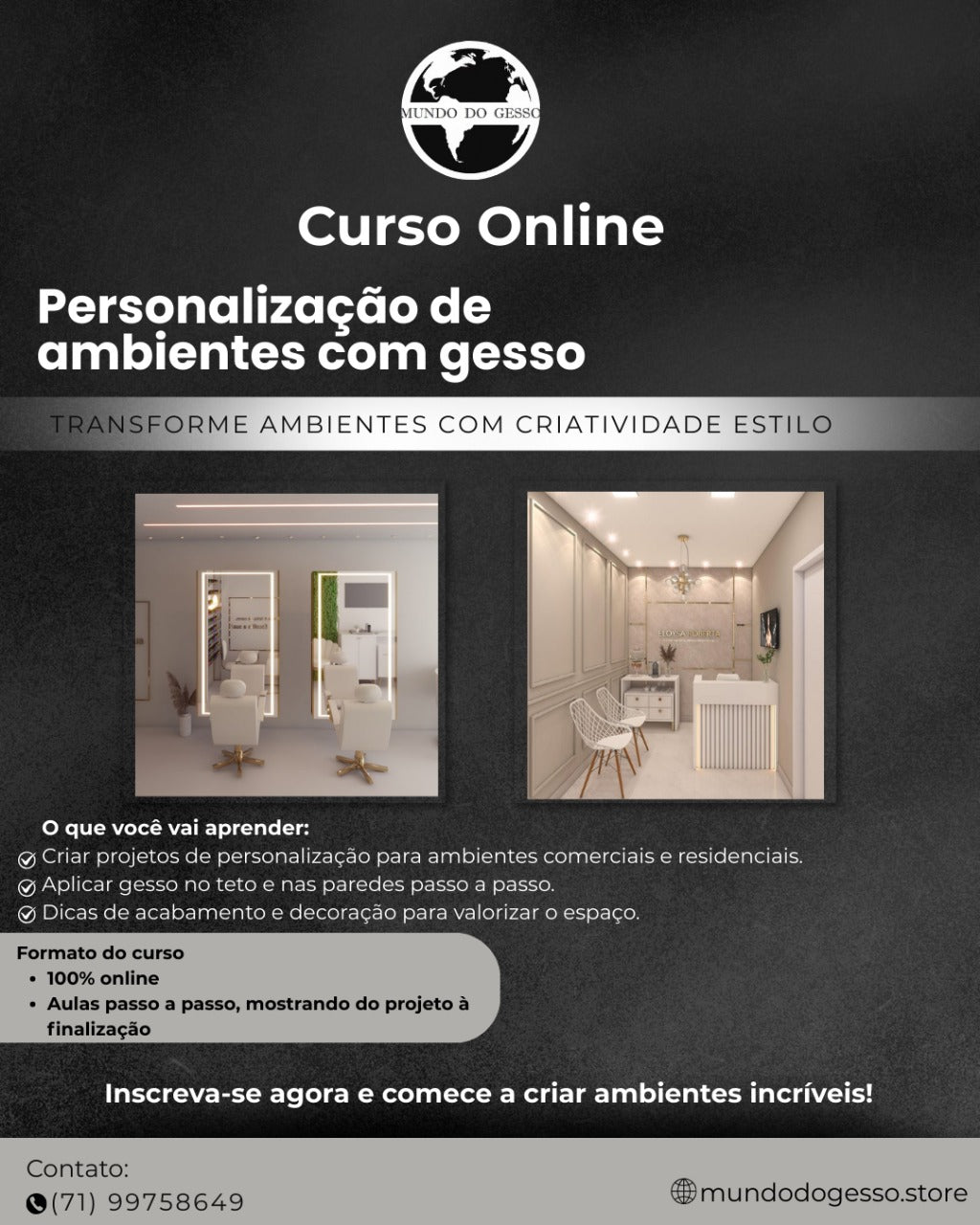 CURSO DE PERSONALIZAÇÃO DE AMBIENTE