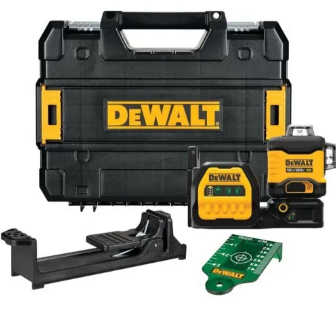 Nível Laser 3x360 12V/20V Sem Carregador e Bateria DEWALT-DCLE34030GB