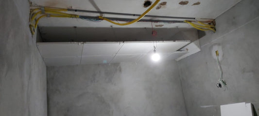 PLACAS DE GESSO 60/60 INSTALADA