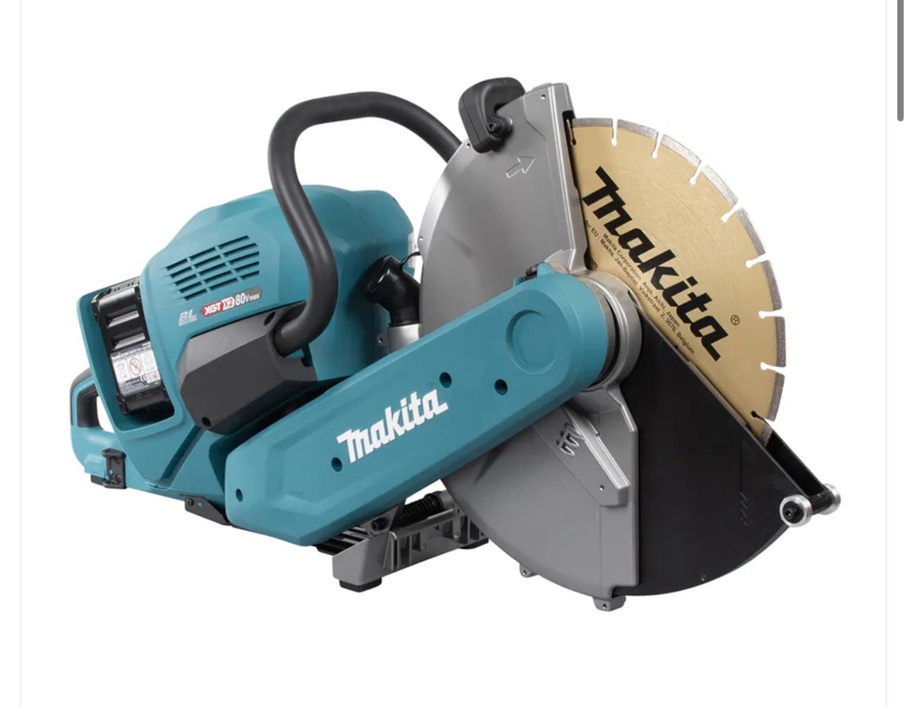 Cortadora de Concreto 14" (355mm) a Bateria 80V