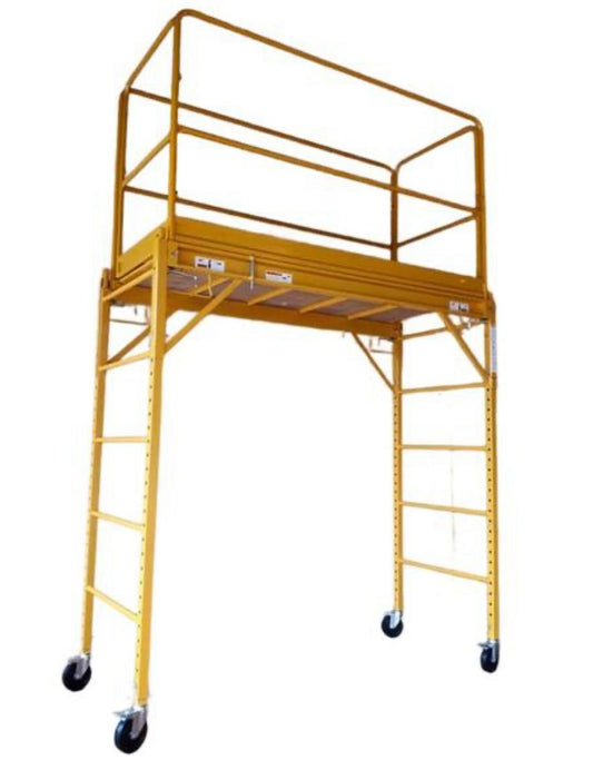 PLATAFORMA ANDAIME AMERICANO COM GUARDA-CORPO